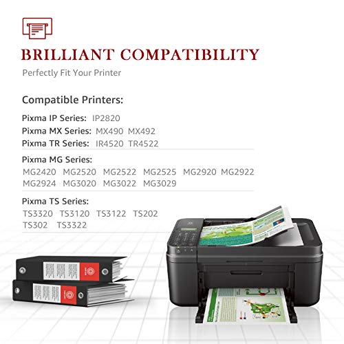 Pioneering Toner Kingdom Compatible 245XL 246XL Ink Cartridge Replacement for Canon PG-245XL CL-246XL 243XL 244XL for PIXMA MX492 MX490 MG2522 MG2922 MG2520 MG2920 MG2420 TR4520 TS3122... - Image 2