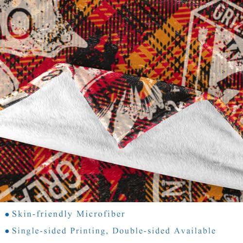 Couverture polaire Canada en microfibre douce 150x130 cm - 3