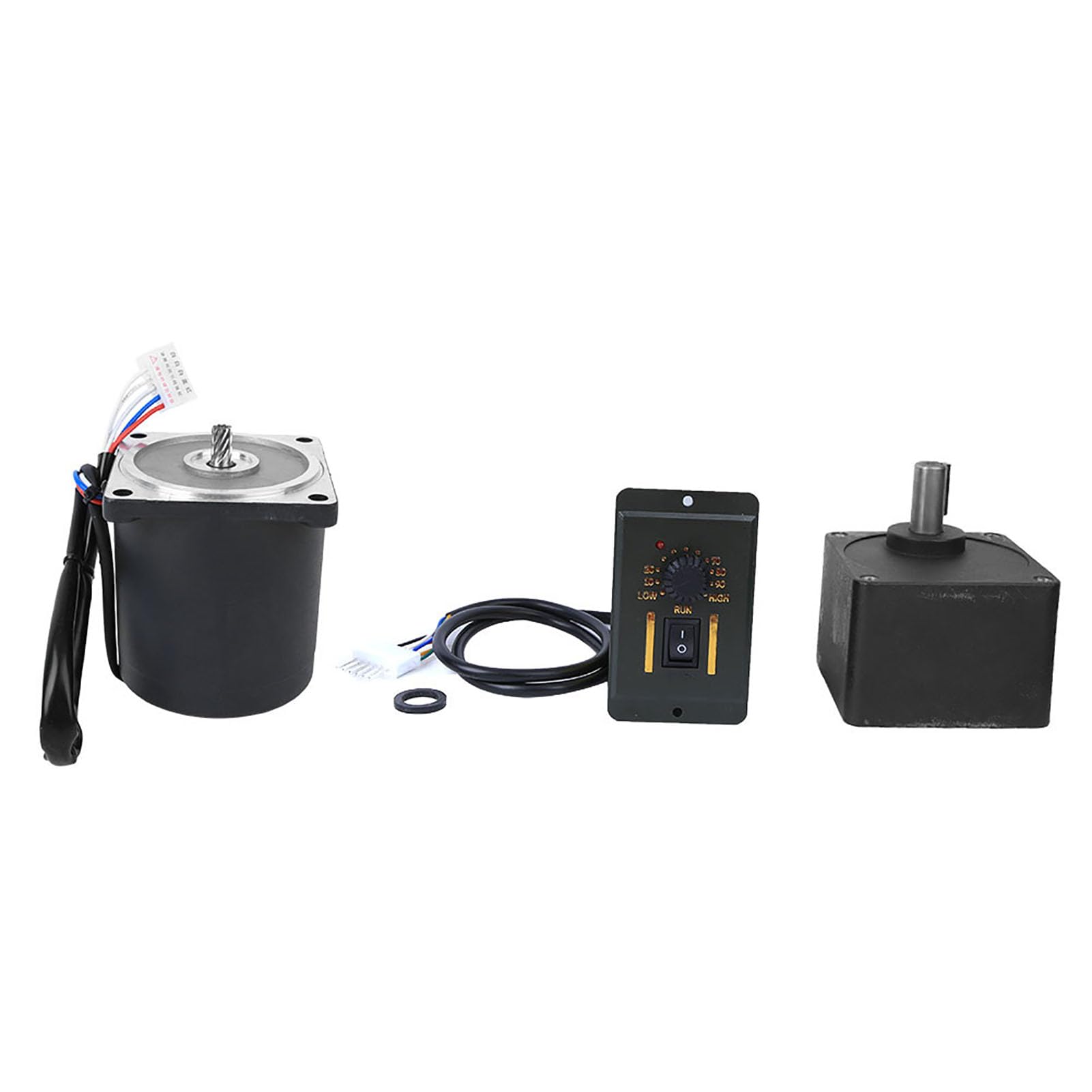 Motoriduttore CA da 25 W con Controllo della velocità – Riduttore da 220 V per Apparecchiature di Automazione, Domestiche e Industriali (Rapporto di riduzione 75k)