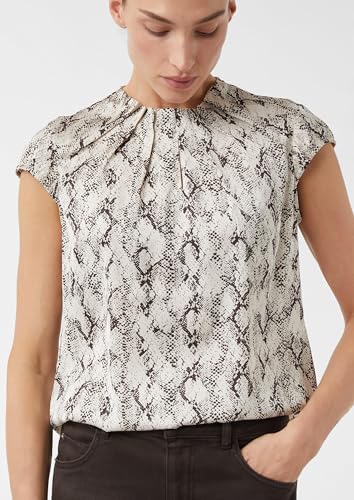 COMMA Satinbluse Kurzarm – Ansicht 4