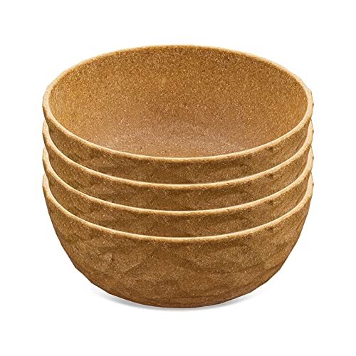 Koziol Schale 700 ml 4er-Set CLUB BOWL Müslischale Salatschüssel Dessertschale Natur