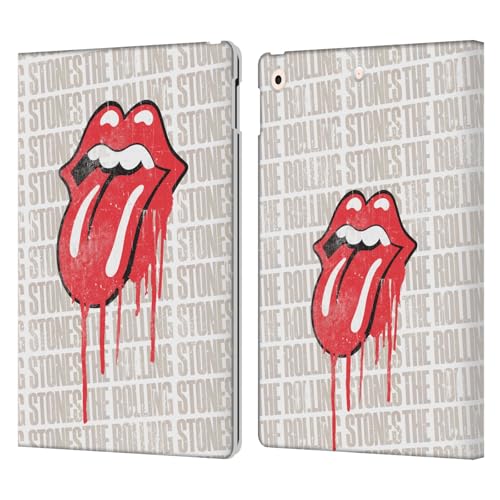 Étui en cuir iPad 10.2 Rolling Stones protection élégante portefeuille