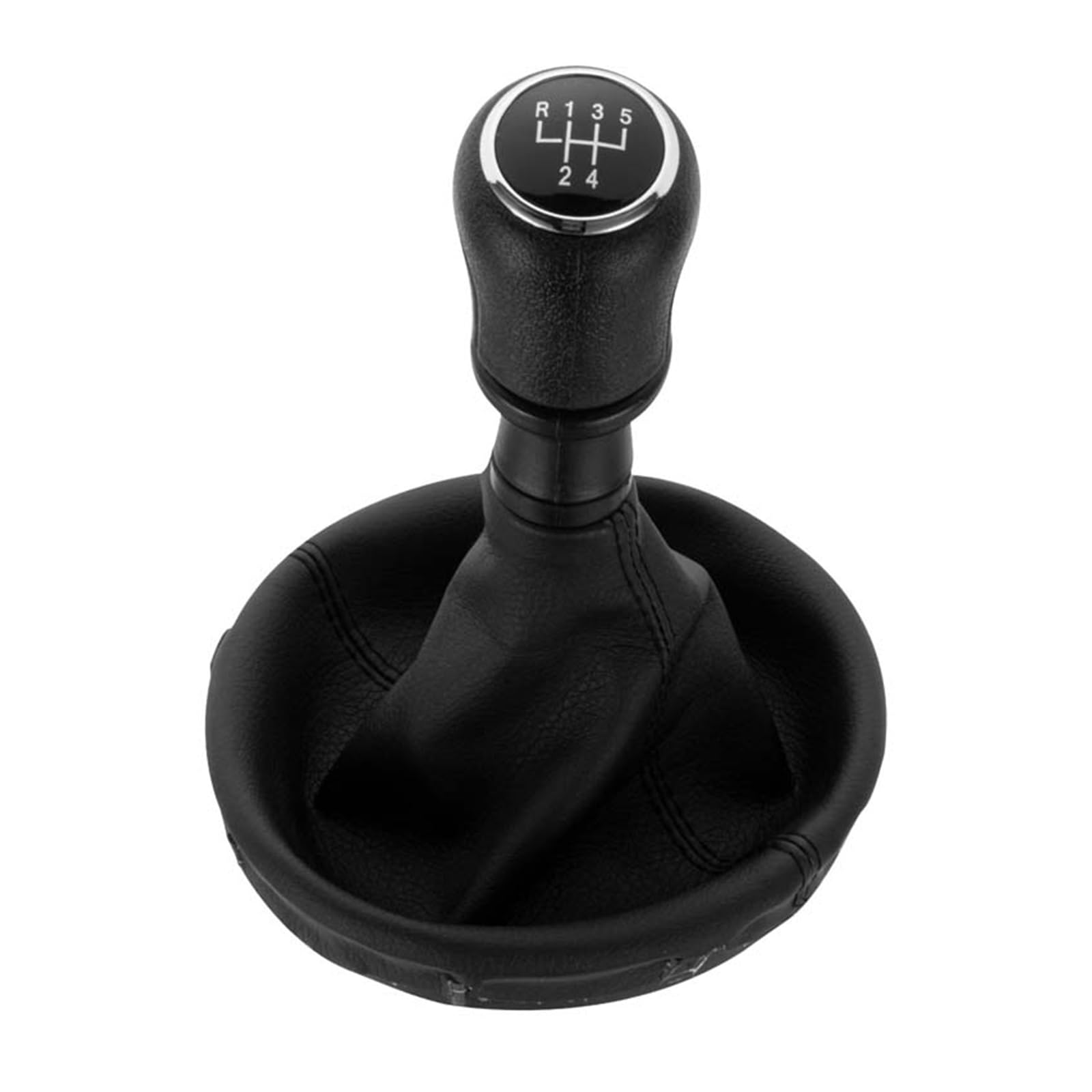 Lozopmtmld Black 5 Speed For Vw Transporter T5 T5 1 T6 Gp 2003-2011 Sporty Gear Shifter Knob Black