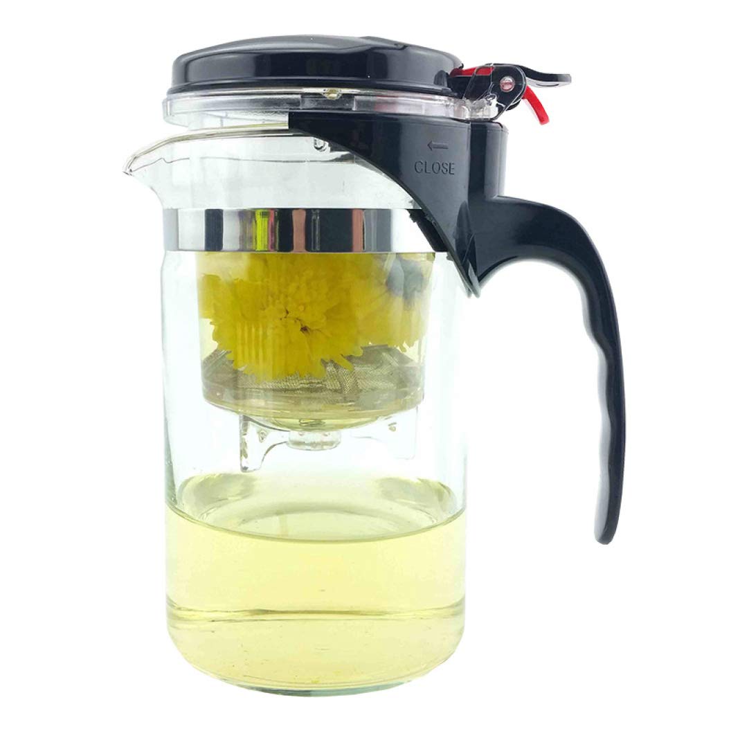 Buy Portable Teapot 500ml Glass Teapot Chinese Kung Fu Press Puer