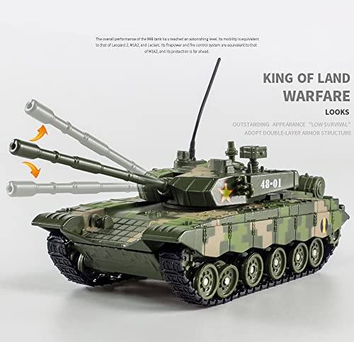 Modelo tanque M1A2 escala 1:48 metal para colección miniatura 4