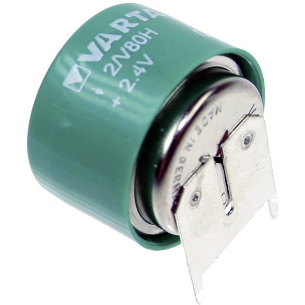 Varta V2/80H-SLF ++/- Batería de botón recargable 80H NiMH 80 mAh 2,4 V 1 pc(s)