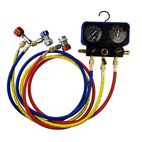 Wisepick Air Condition Manifold Gauge Set R134A Ac Gauge Set, Diagnostic Manifold Gauge Compatible With R134A R12 R22 R502 #TOP2