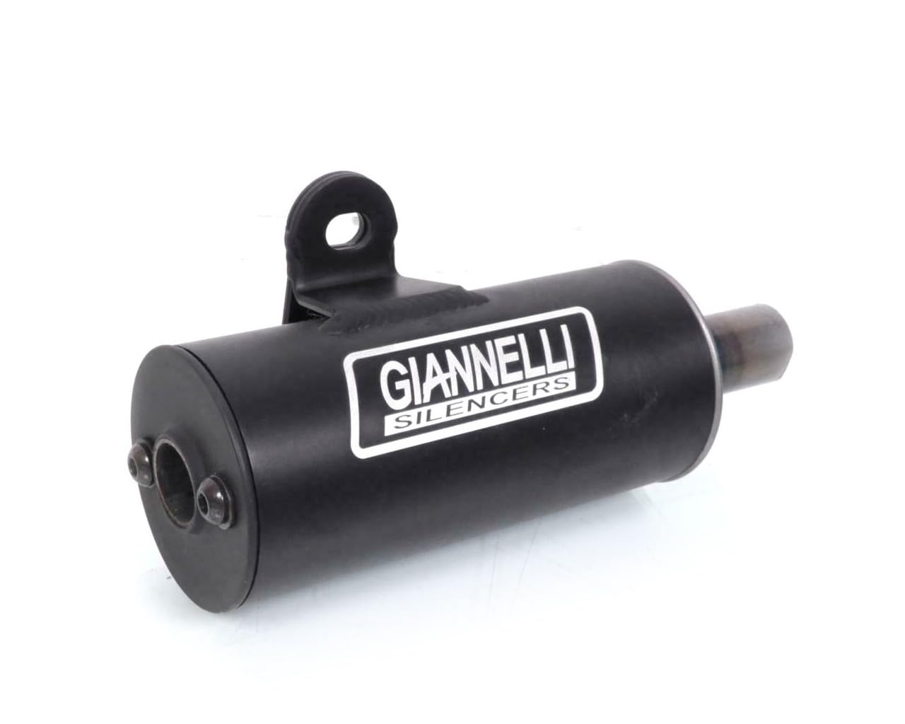GIANNELLI SILENZIATORE PIAGGIO VESPA PX 125/150LML STAR 125/150 2T - VESPA PX 200 IN ALLUMINIO ANODIZZATO NERO