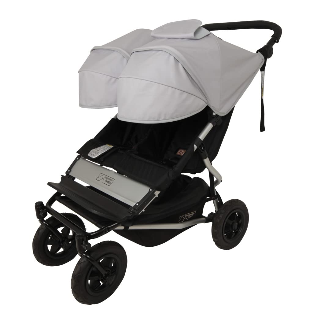 Conjunto 2ud. Capotas Extensibles Mountain Buggy Duet 2.5/3.0/3.2 GRIS.Protec.UV