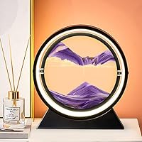 Moving Sand Art Image Round Glass 3D Sablier Deep Sea Sandscape in Motion Display Cadre de Sable Fluide 7/12inch pour la décoration de la Maison Moving Sand Art Image Round Glass 3D Sablier Deep Sea Sandscape in Motion Display Cadre de Sable Fluide 7/12inch pour la décoration de la Maison