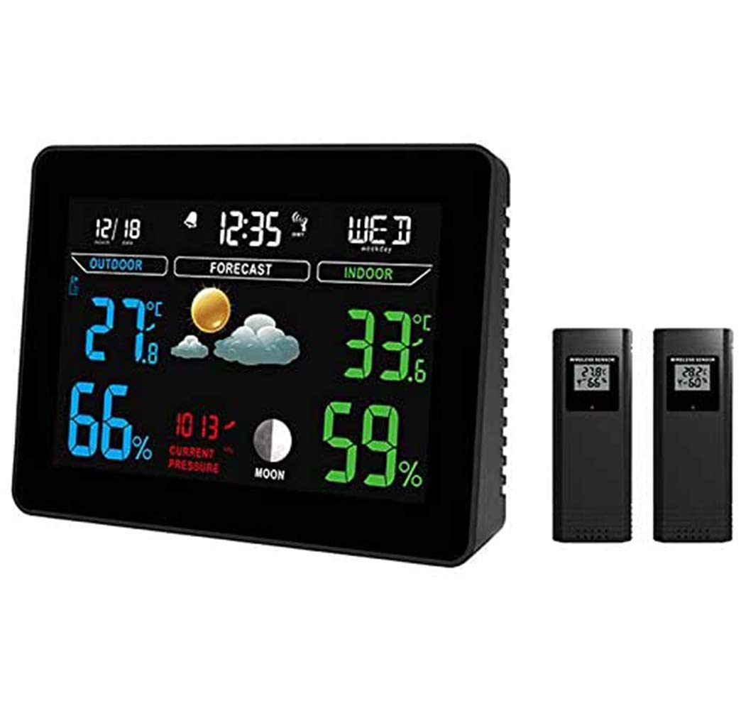 Buy Blue Backlight Wireless Weather Station with Forecast Temperature