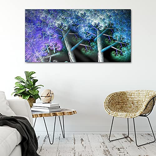 Image sur verre 100x50cm déco murale chambre tableau forêt salon - 4
