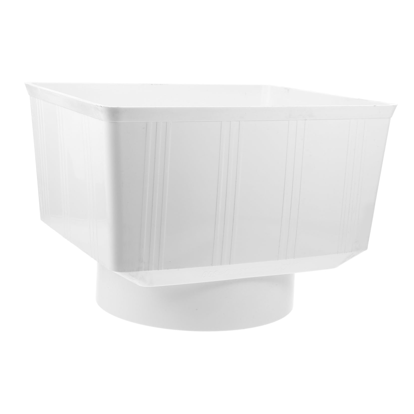 PartyKindom Adaptador de Canalón Bajante Pvc para Recolección de Agua Lluvia Instalación Fácil y Material Resistente para Sistemas de Drenaje de Tejados