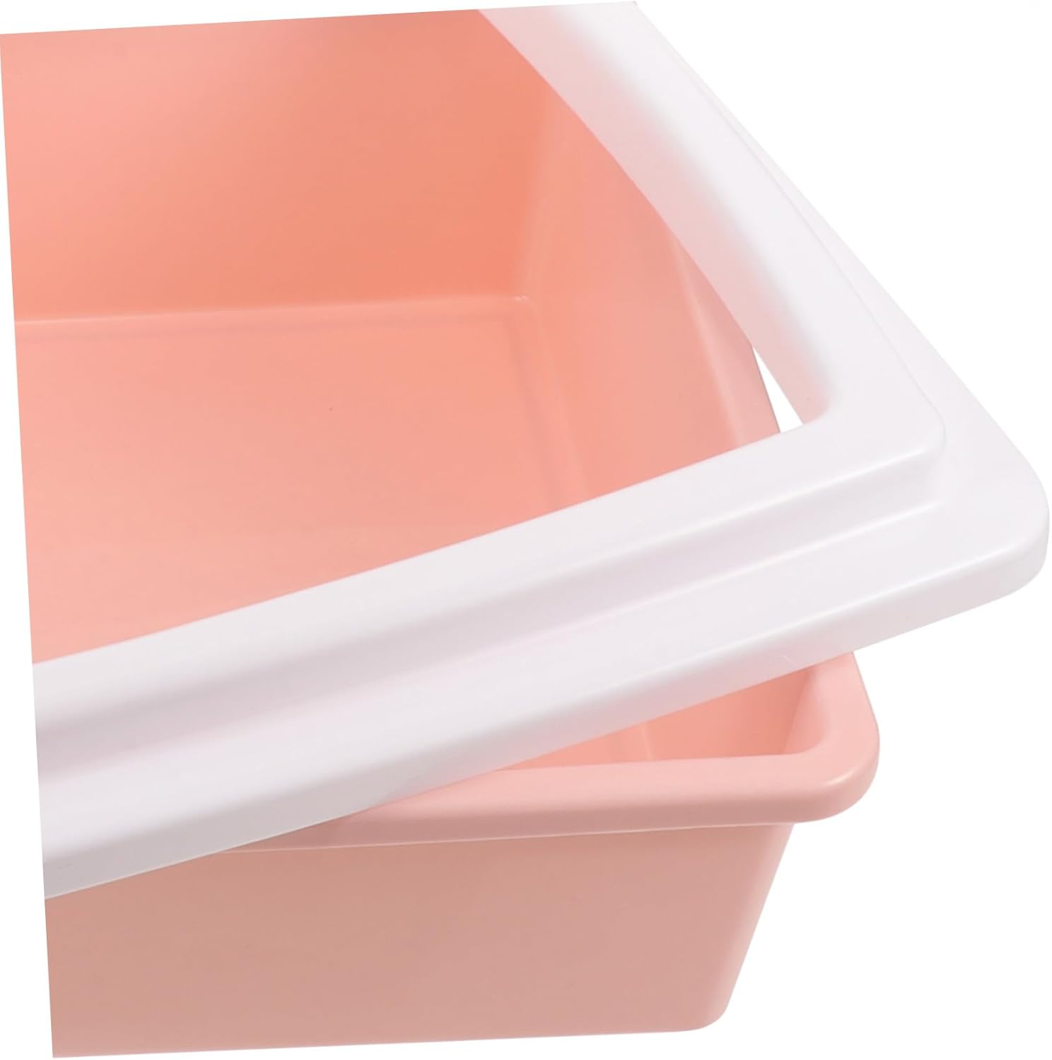 Cat Litter Box Semi-Enclosed Cat Litter Tray with High Fence -Splash Design and Sifting Scoop for Easy Cleaning for Home Use