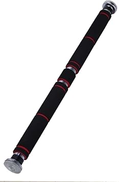 Buffer 60-100 Cm Uzun Süngerli Barfix Demiri Barfiks Çubuğu Koridor Barfiks Barı Krom, BFRR-0025