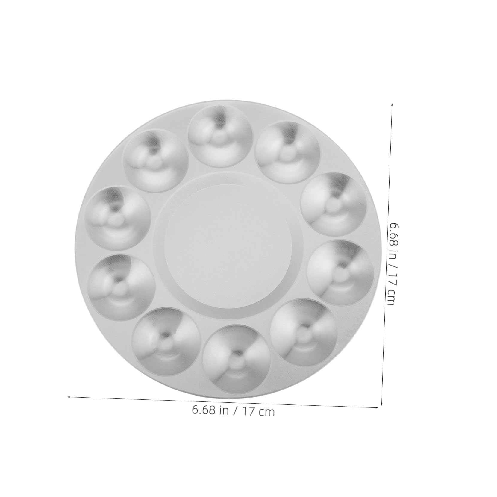 DOITOOL Practical Palette Watercolor Pigment Mixing Tray Art Painting Board Paint Palette for Hobbyist Model Coloring