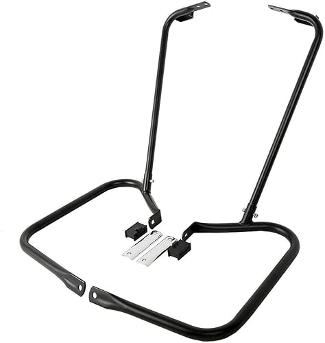 Miniatura 3 de Alforja para alforja Soporte de riel de protección Barra de soporte de montaje lateral para Harley Touring Road King FLHT FLHTCU FLHRC FLT Street