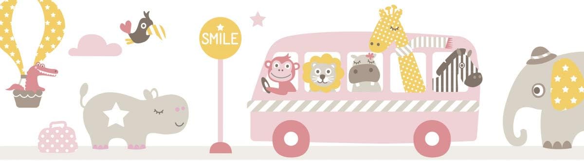 Frise Chambre Enfant Garcon De 450 X 11 5 Cm Decoration Murale Chambre Bebe Autocollante Lovely Label Frise Murale Adhesive Enfant A Motifs Fete Des Dinosaures Bleu Gris Decorations Murales Bebe Et Puericulture Sealpack In