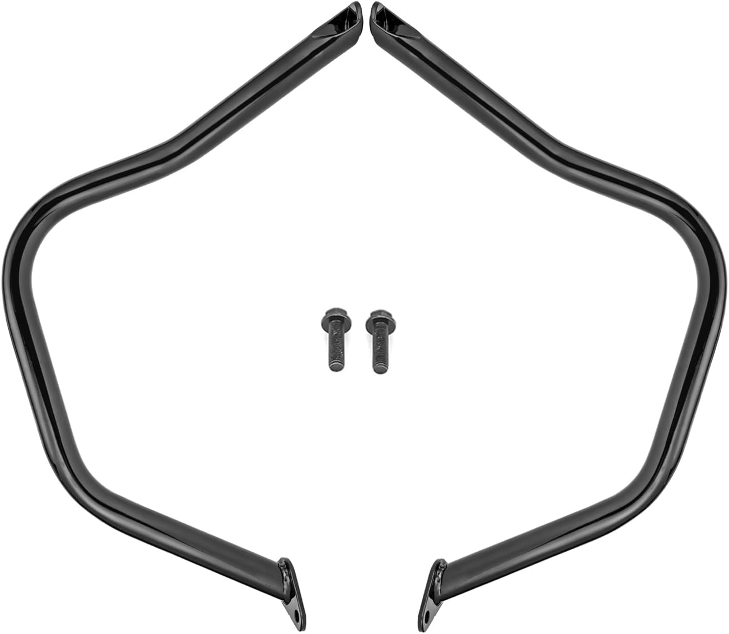 Mofun Crash Bars Highway Bars Front Engine Guard Compatible with Indian Challenger Limited Dark Horse 2020-2024 Gloss Black