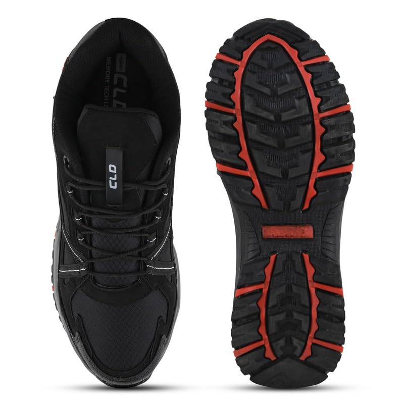 Image of CLD Trekking Shoes for Man Outdoor Hiking Shoes for Man high Neck Shoe for Men Anti Skid Trekking Boots Water Repellent Tracking Shoe for Men Breathable Hiking & Trekking Boots