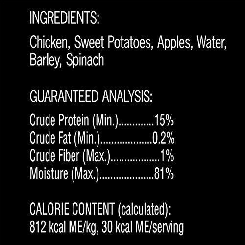 Cesar Simply Crafted Adult Wet Dog Food Meal Topper, Chicken, Sweet Potato, Apple, Barley & Spinach, (10) 1.3 Oz. Tubs #TOP4