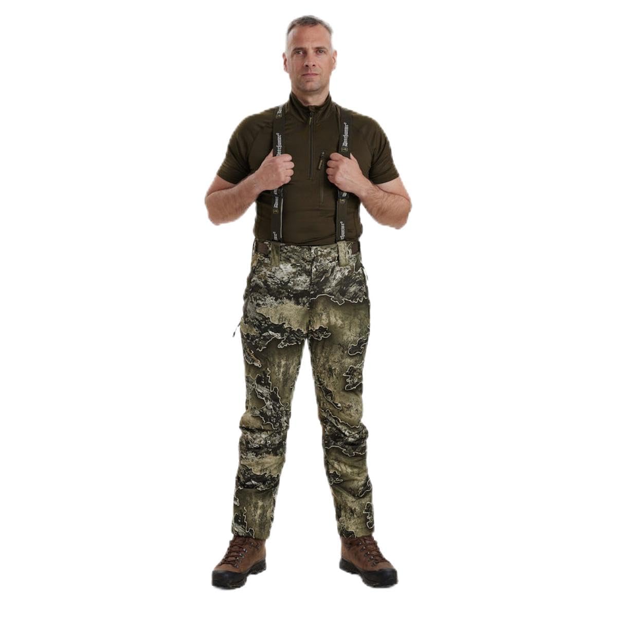 Deerhunter Men's Brown Excape Winter Trousers Realtree Excape XXXX-Large - Hunting Trousers Waterproof Durable For