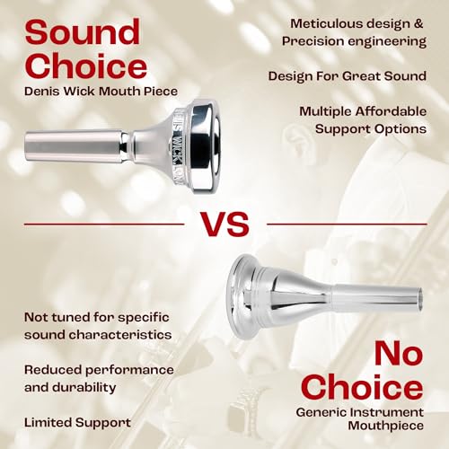 Denis Wick DW5880-12CS Silver-Plated Medium Trombone Mouthpiece thumb #3