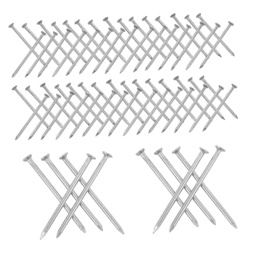 Cabilock Heavy Duty Iron Nails 500g Hardware Nails for Fence Masonry and Landscape Staking