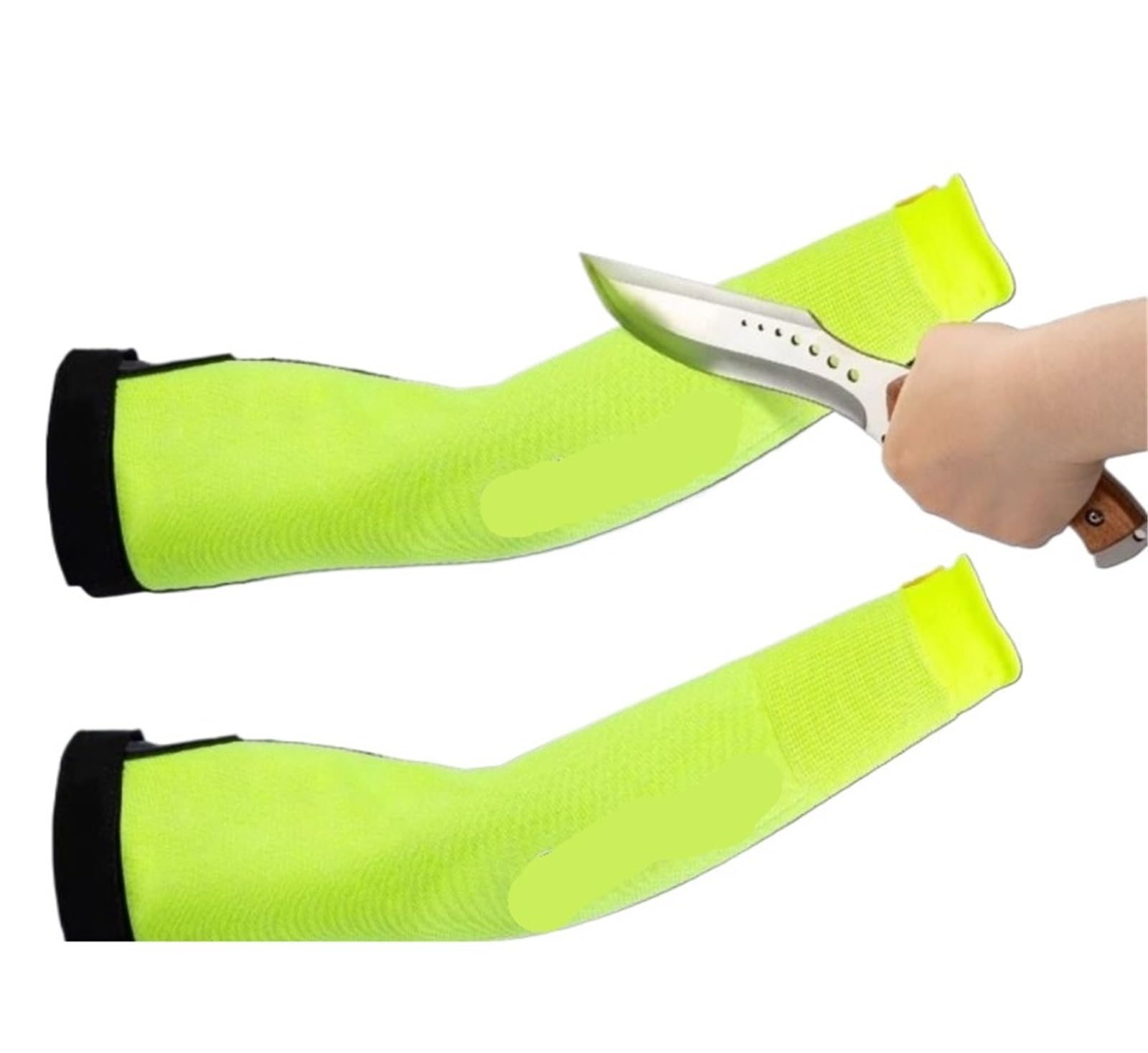 Guantes Anticortes, Protectores de brazos resistentes a cortes, mangas resistentes al desgaste y anticortes, mangas de trabajo, tubos de manga con alambre de tungsteno interior protector
