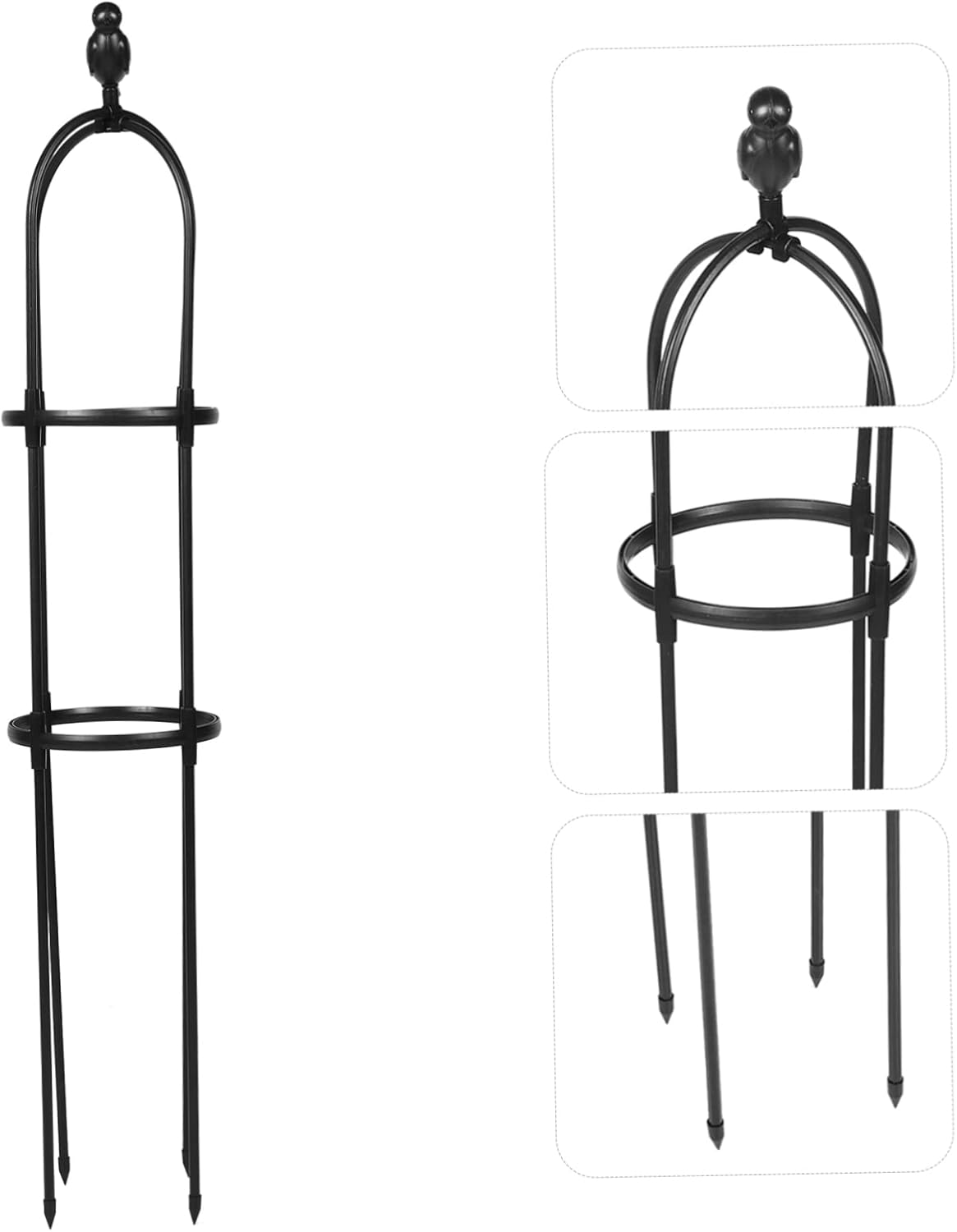 Sturdy Garden Trellis for Climbing Plants Adjustable Plant Support Rack Reinforced Metal Design for Indoor and Outdoor Use for Vines and Vegetables