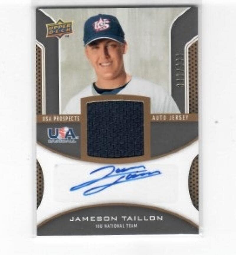 2009 Upper Deck Signature USA Star Prospects Jersey Autographs #JT Jameson Taillon /399 Team USA BB Baseball NM-MT