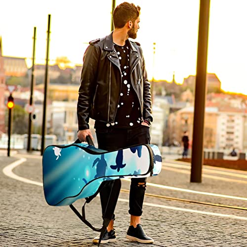 Housse de transport étanche pour guitare avec bandoulière réglable Motif tortue dans l’océan, Multicolore 03., 42.9×16… - Les Beatles, Paul McCartney, John Lennon, RIngo Starr, George Harrison Housse de transport étanche pour guitare avec bandoulière réglable Motif tortue dans l'océan, Multicolore 03., 42.9x16… – Image 7