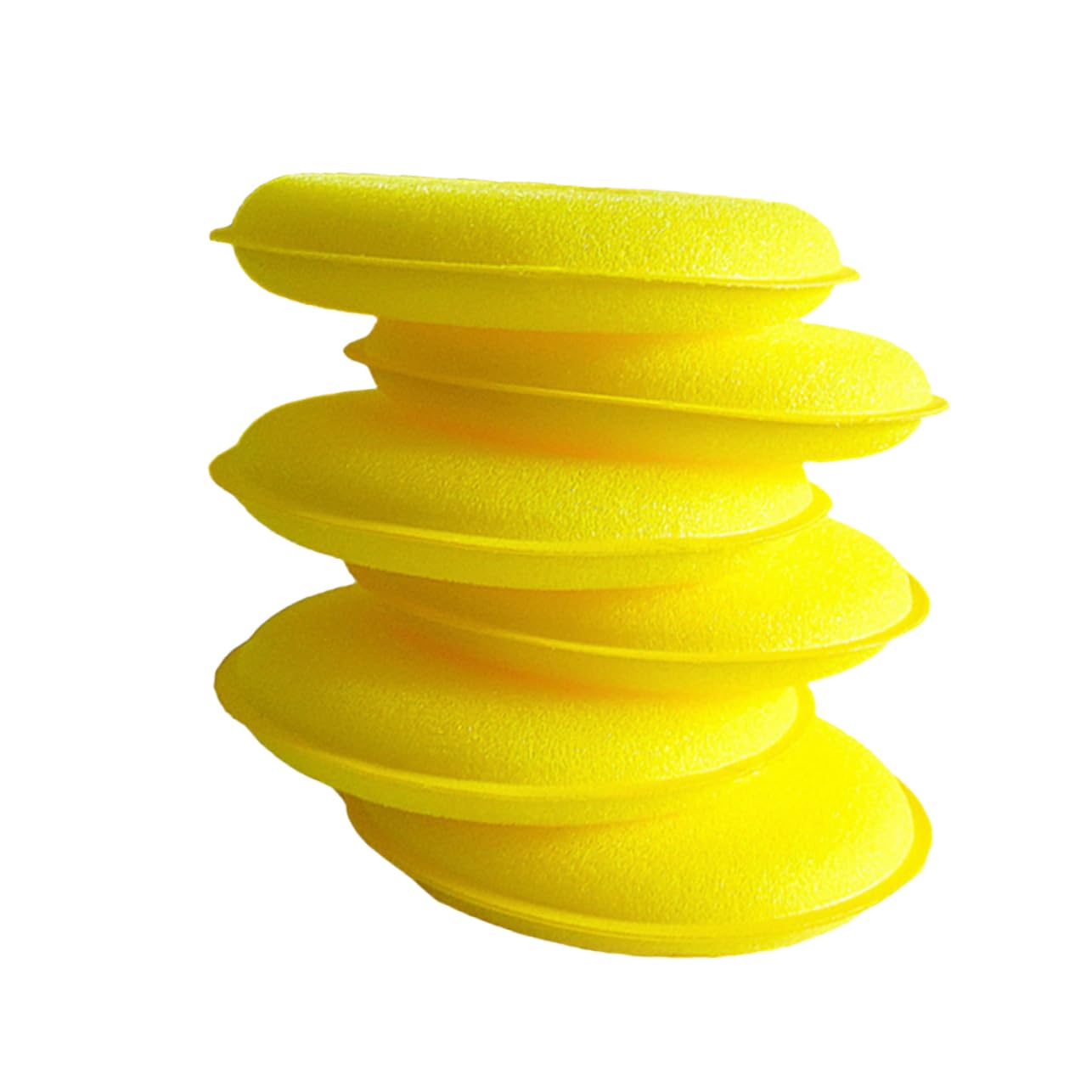 6pcs Waxing Spomge Cars Car Cleaning Cloth Sponge Applicator Car Polish Car Waxing Car Sponge Tool Car Wash