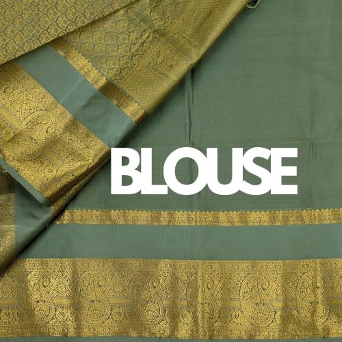 Generic kanchipuram silk saree in pure silk – image 6