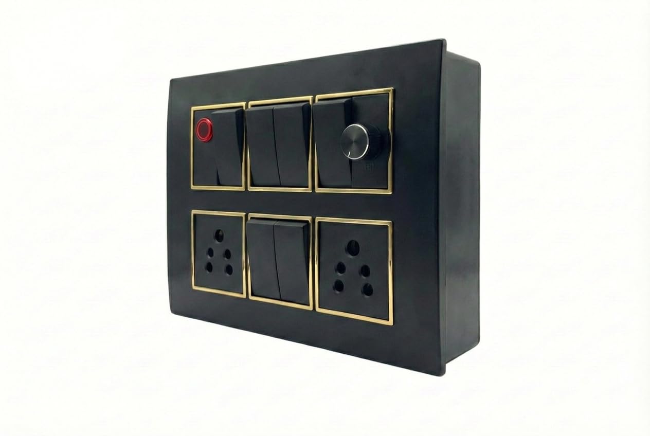 Extension Board 3 Socket with ISI Switches, White, 2 Meter Wire, PVC Body, Rectangular-image-40