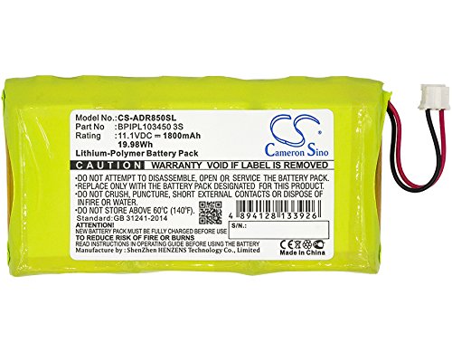 Ejjinenbby Replacement Battery Compatible for Albrecht DR-850 DR 850 (1800mAh/11.1V), BPIPL103450 3S Battery