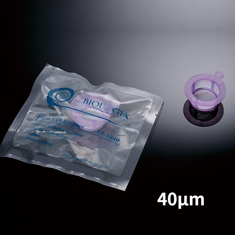 10Pcs Cell Strainers Cell Filter Mesh Polypropylene 40/70/100um Gamma Ray Sterilizing Fillter Funnel (Size : 70um)