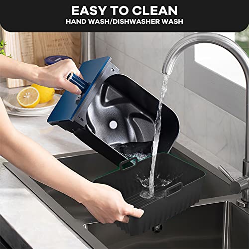 2 Pcs Airfryer Silikonform für Ninja AF400EU AF300EU 9.5L, Airfryer Zubehör für Ninja Foodi Max Dual Zone, Air Fryer Accessories für Innsky, Princess Heißluftfritteuse – Bild 7