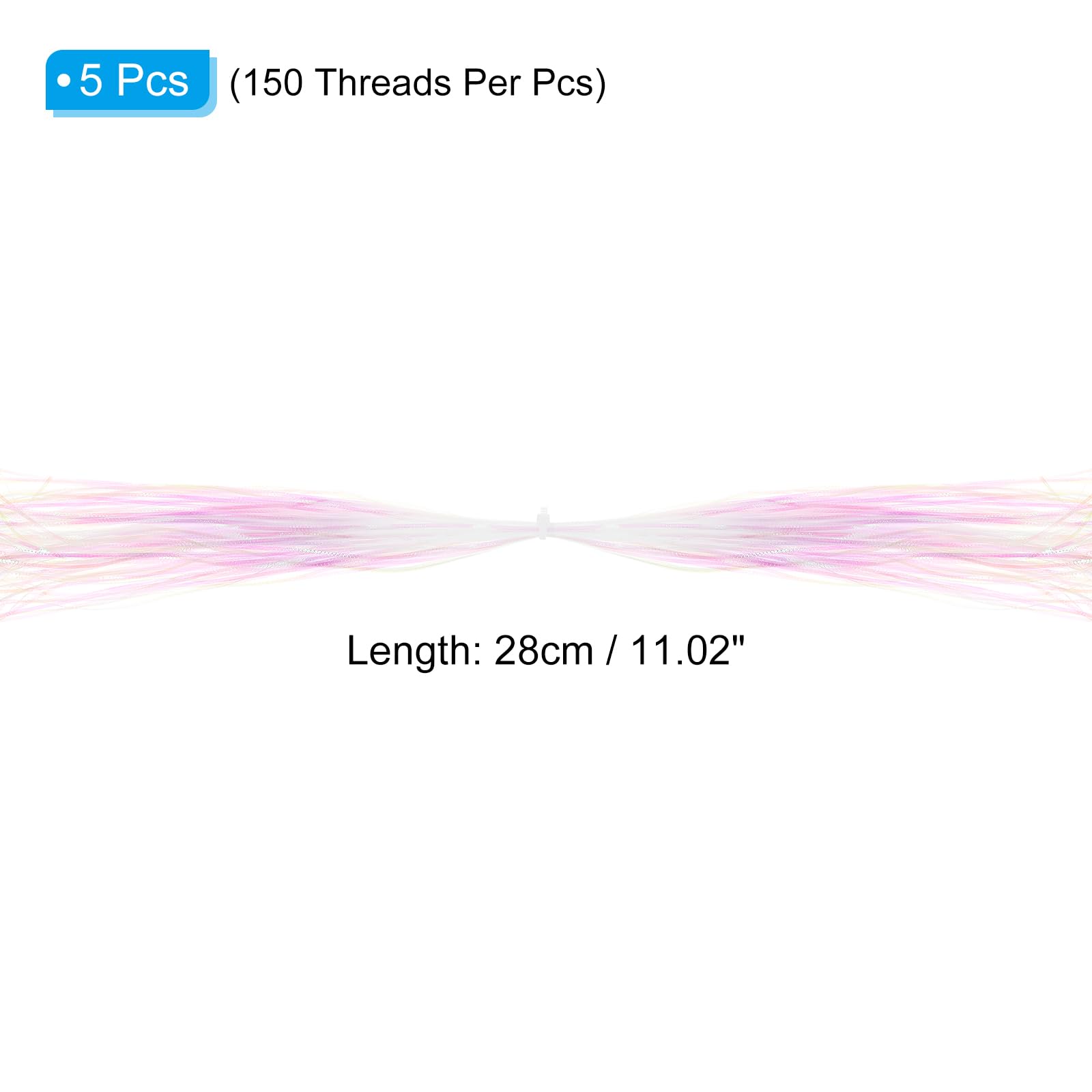 PATIKIL Crystal Flash Fly Fishing Line Fly Tying Material - Image 2
