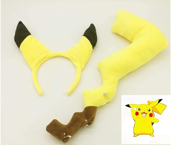 Amazon ポケットモンスター ピカチュウ 耳カチューシャ しっぽセット ドレスアップ しっ ぽ約48cm 耳約15cm 短いぬいぐるみ 綿 コスチューム用小物 コスプレ ハロウィン おもちゃ ぬいぐるみ おもちゃ Amazon ポケットモンスター ピカチュウ 耳カチューシャ しっぽセット ドレスアップ しっ ぽ約48cm 耳約15cm 短いぬいぐるみ 綿 コスチューム用小物 コスプレ ハロウィン おもちゃ ぬいぐるみ おもちゃ