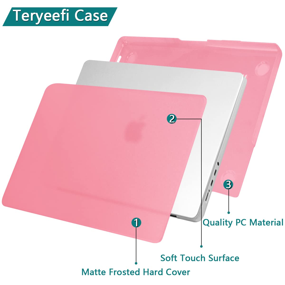 Amazon.co.jp: Teryeefi MacBook Pro 14 インチ ケース M4 M3 M2