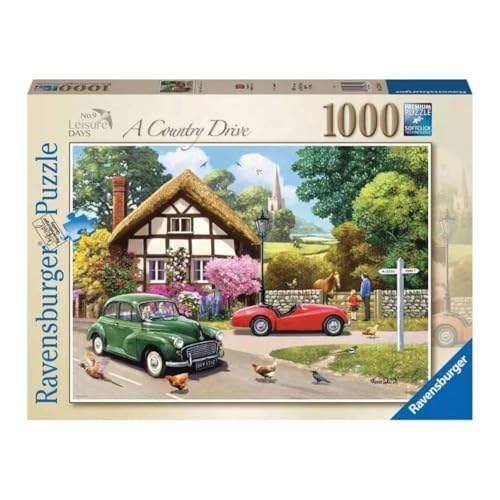 Ravensburger Leisure Days No.9 A Country Drive Puzzle de 1000 pièces pour Adultes et Enfants à partir de 12 Ans