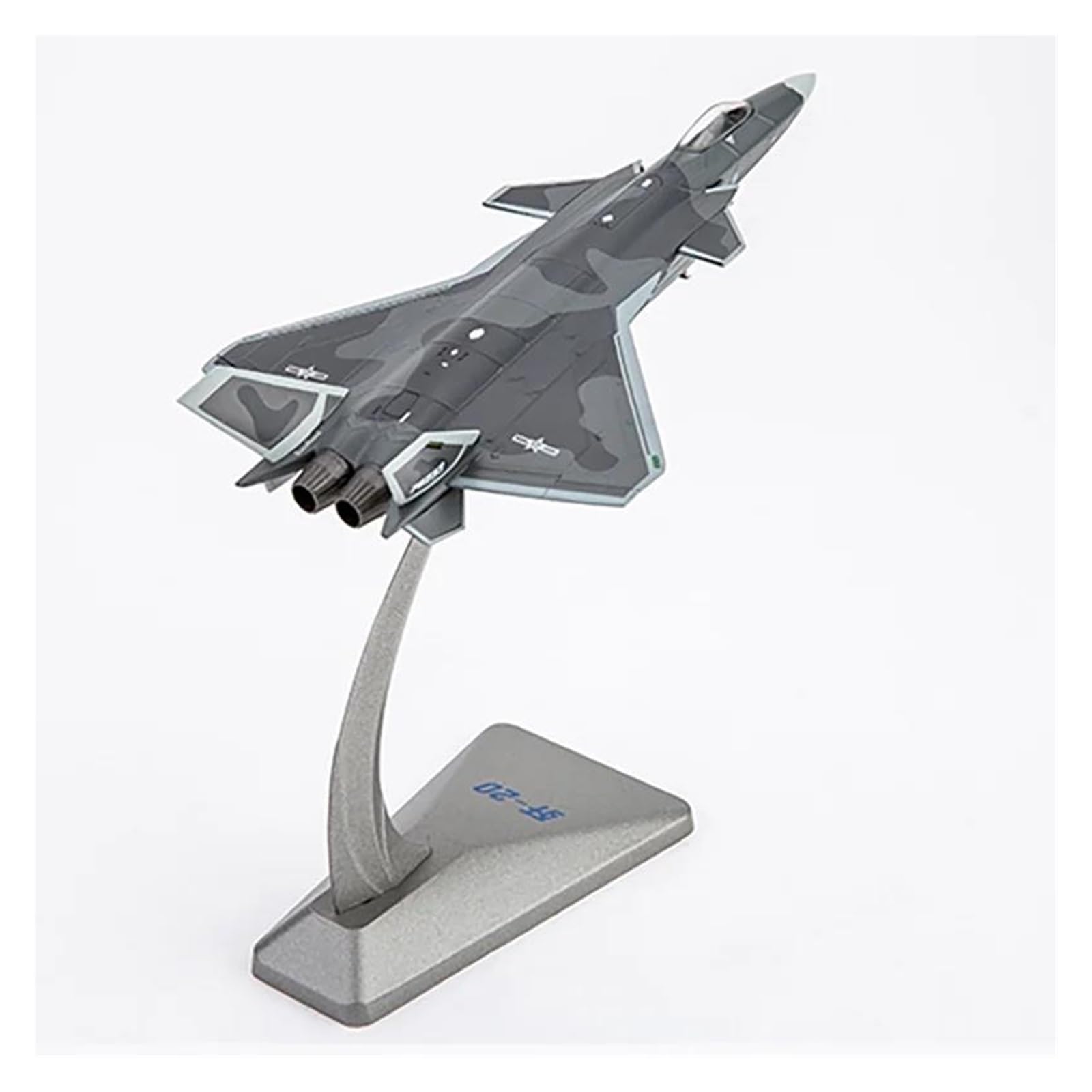 Juguete coleccionable de recuerdo avión J-20 de aleación premium