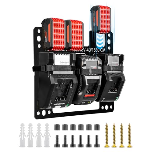 Wandhalterung für Bosch 18V Akkus & Ladegerät & Elektrische Bohrmaschine