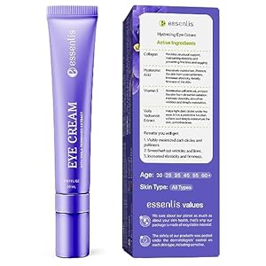 Caffeine Eye Cream for Dark Circles and Puffiness – Day & Night Collagen Hydrating Eye Cream for Wrinkles – Firming Anti Aging Effect – Bags Under Eyes Treatment for Women & Men – Remover & Corrector