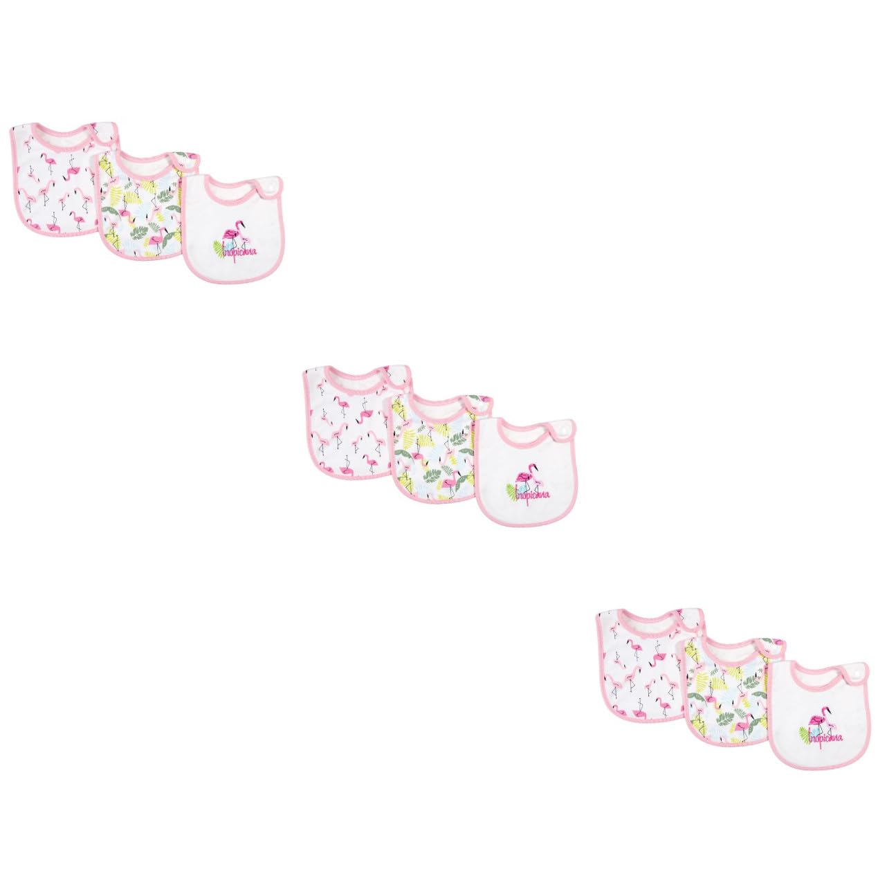 TOYANDONA 9 Stk Lätzchen für Kleinkinder Lätzchen für Babys Babykleidung für Jungen -Bandanas -Bandana- - für Neugeborene Speichel Handtuch Einfach Rosa