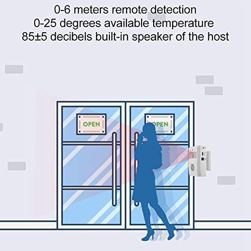 Motion Sensor Doorbell, Store Welcome Buzzer Monitor,Motion Sensor Detect Alarm - Image 3