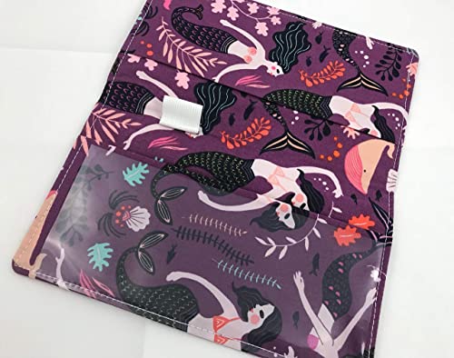 Duplicate Checkbook Cover Register with Pen Holder - Siren Song Orchid
