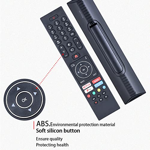 GOUYESHO RC43137 RC43137P Universal Remote Control Replacement for Polaroid Luxor Finlux Bush Digihome Celcus Logik TV with Netflix/Youtube/Freeview Play Buttons - Image 4