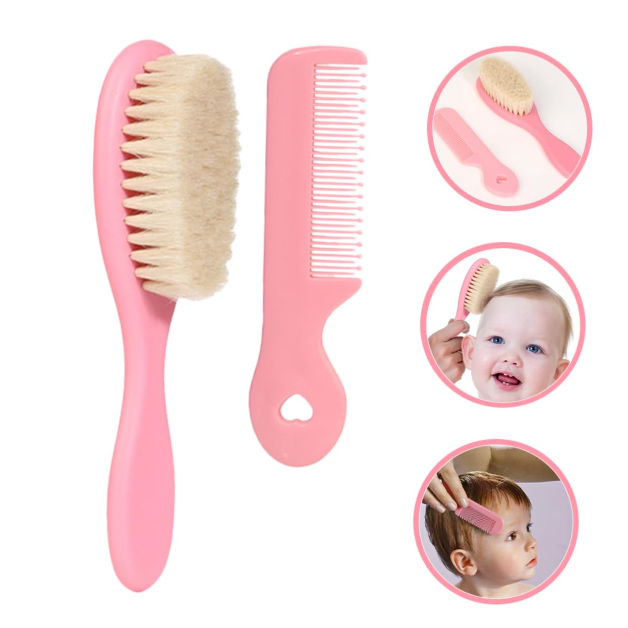 HAKIDZEL 2Pcs Scalp Scrubber Bathing Brush Soft Bristle Hair Cleaning Brush for Boy Girl Gentle Exfoliating Massage Tool for Cradle Cap and Healthy Scalp Care